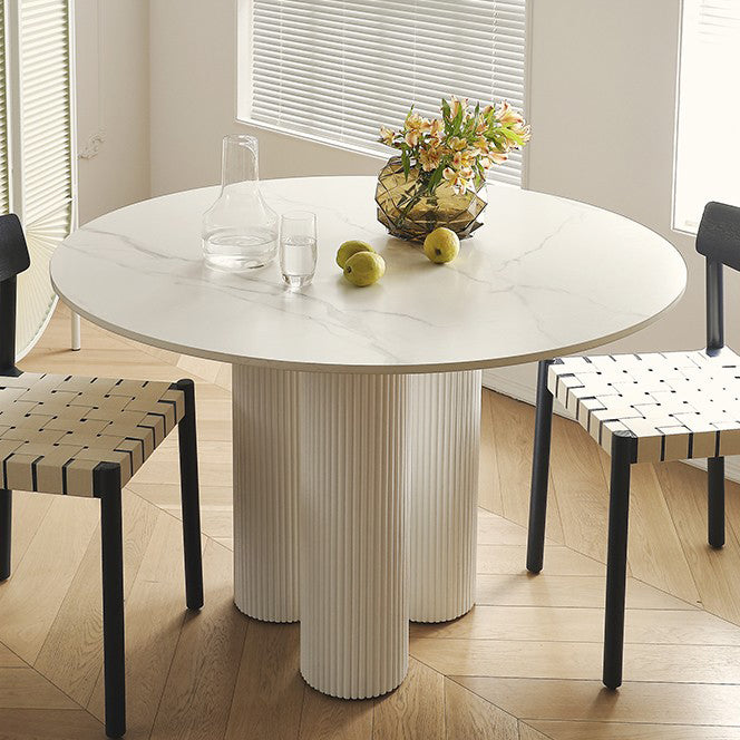 Tavolo rotondo tavolo da dinette tavolo da cucina per sala da pranzo contemporanea per interno