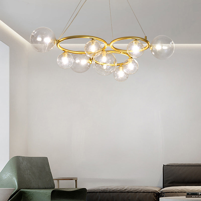 Bubbles Lighting de lámpara de lámpara moderna lámpara de lámpara de lámpara de múltiples luces