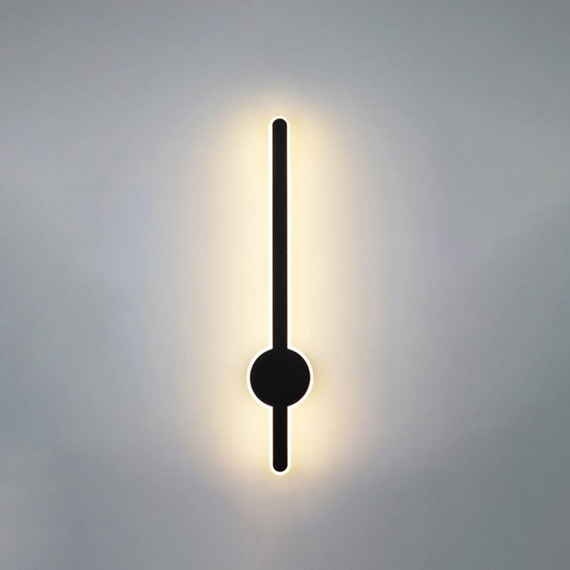 Linear Wall Sconce Lighting Modern Wall Lights Metal 1 Light Sconce Light Fixture