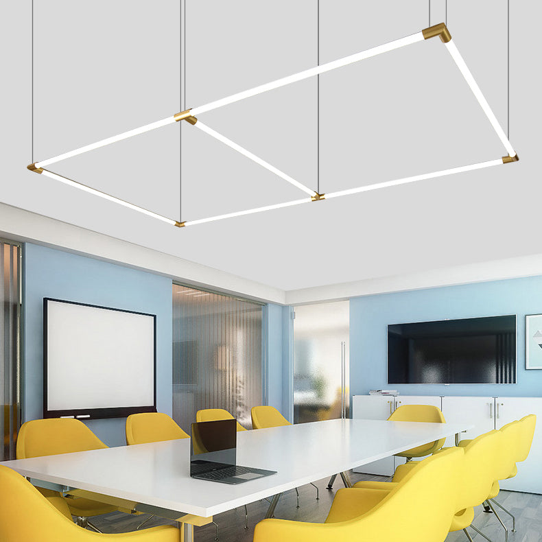 Linear Island Lighting Island Light Fixture Modern Pendant Light Acrylic