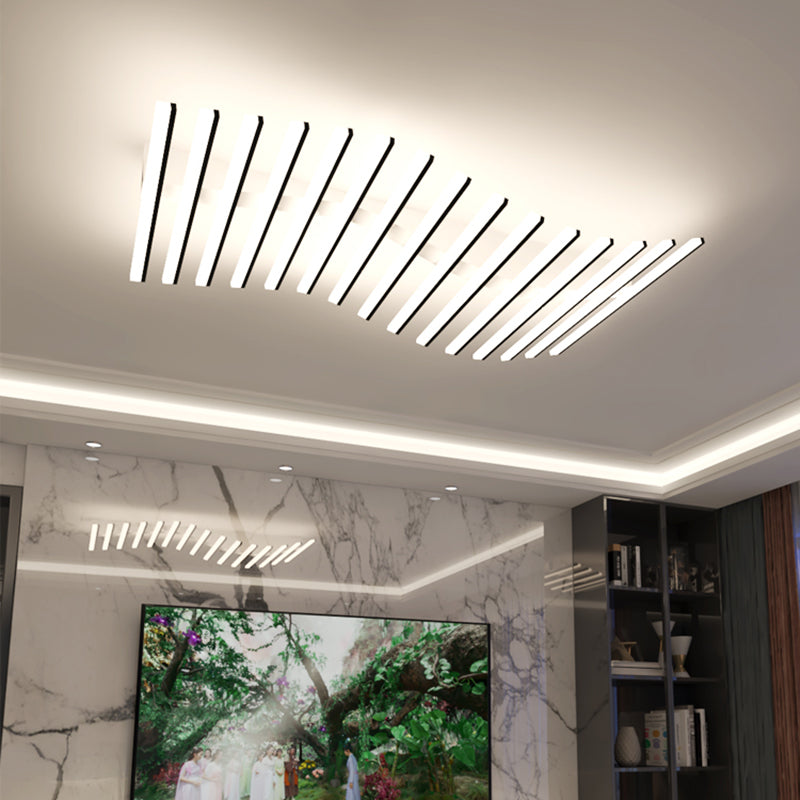 Luz de techo empotrada lineal Luces de techo empotradas LED Iluminación empotrada contemporánea