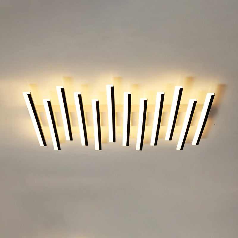 Luz de techo empotrada lineal Luces de techo empotradas LED Iluminación empotrada contemporánea