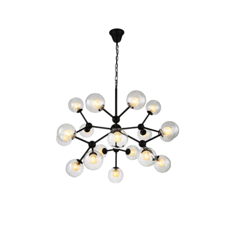 Lámpara de lámparas de múltiples luces de vidrio de estilo Starburst estilo moderno