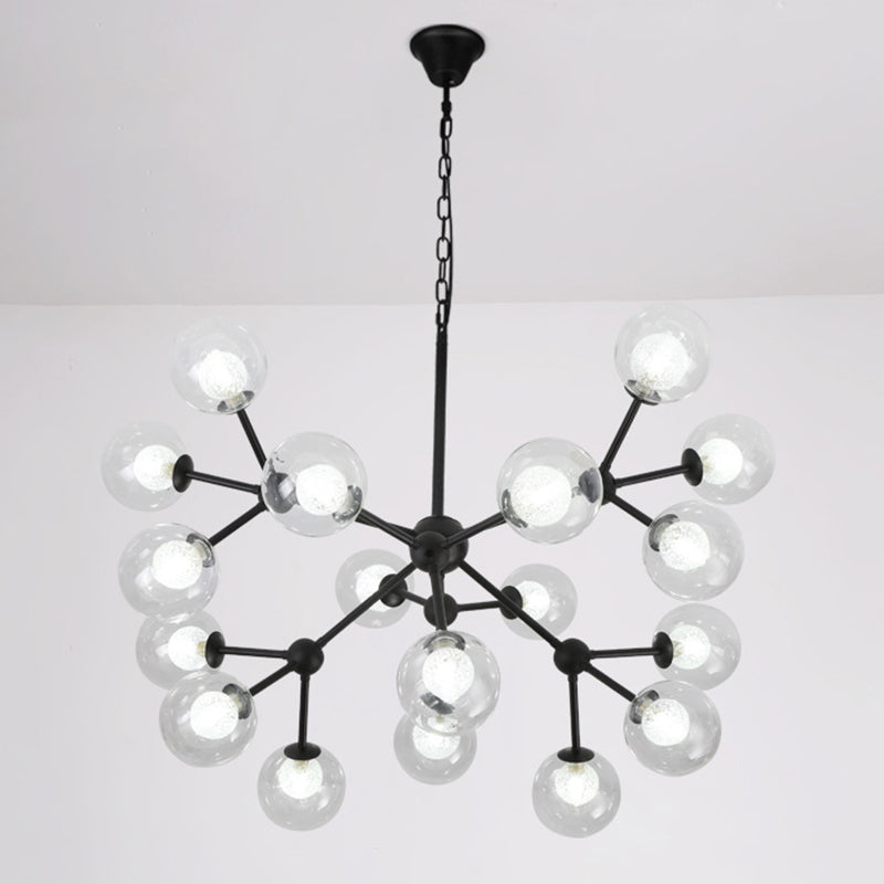 Lámpara de lámparas de múltiples luces de vidrio de estilo Starburst estilo moderno