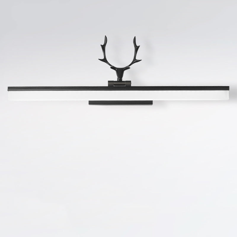 Lineare Metall 1-Licht-Waschtisch Wandleuchte moderne Wandlampe für Badezimmer