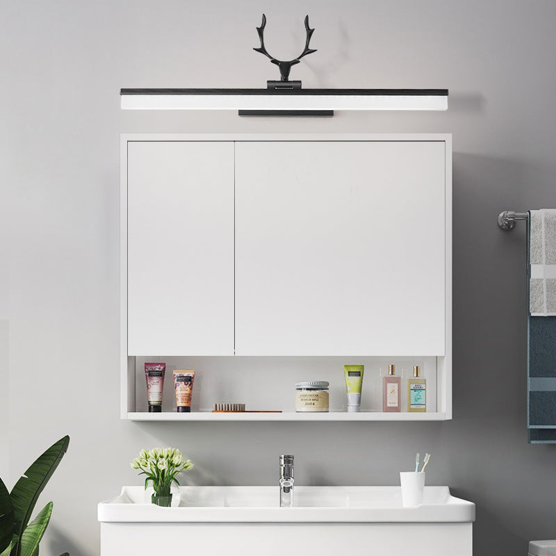 Lineare Metall 1-Licht-Waschtisch Wandleuchte moderne Wandlampe für Badezimmer