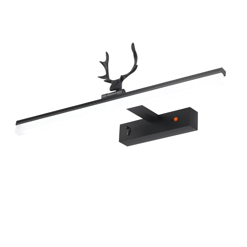 Lineare Metall 1-Licht-Waschtisch Wandleuchte moderne Wandlampe für Badezimmer