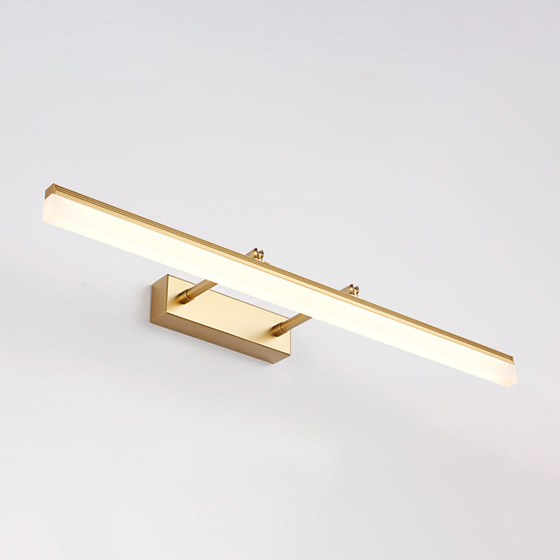 Metal linear Shade Swing Arm Wall Lights Modern 1 Head Wall Mount Fixture