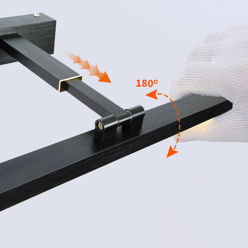 Métal Linear Shade Swing Bran Lights MORDE MODERNE MUR MUR MUR MUT