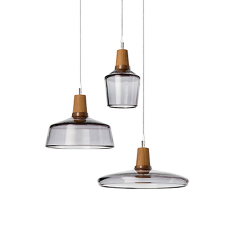 Bowl Pendant Lighting Industrial Ceiling Lights Glass 1 Light Pendant Lights