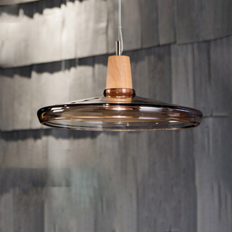 Iluminación colgante de tazón luces de techo industrial vaso 1 luces colgantes de luz