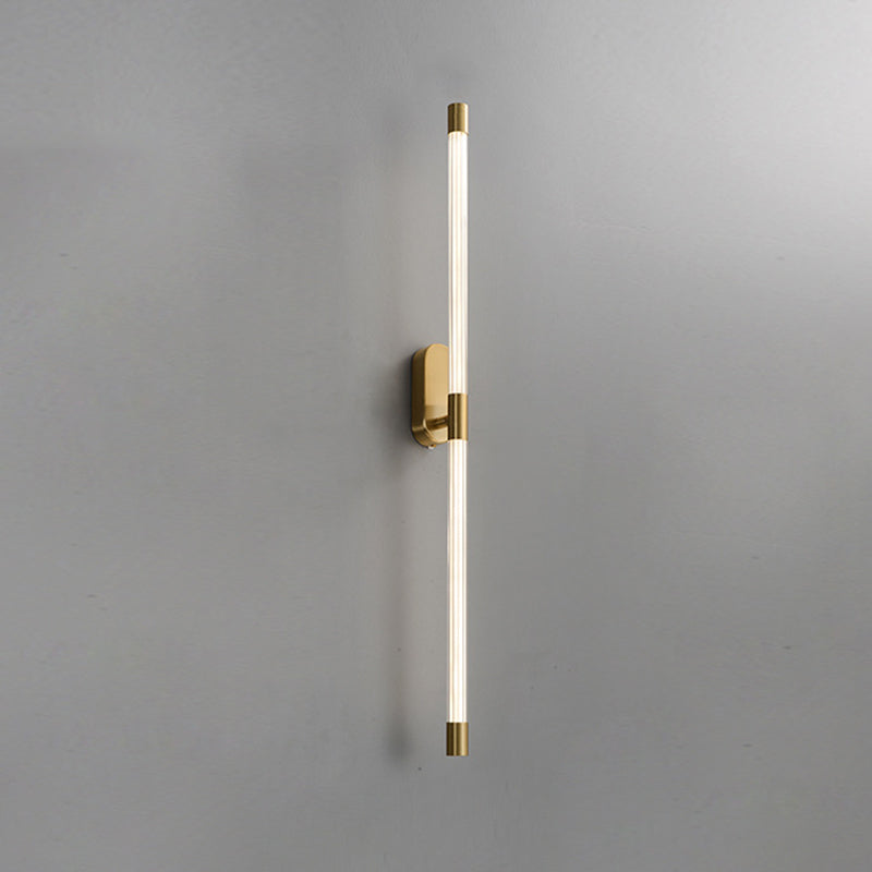 Lineaire wandkandelverlichting Moderne wandlamp metaal 1 lichte sconce verlichtingsbeveiliging