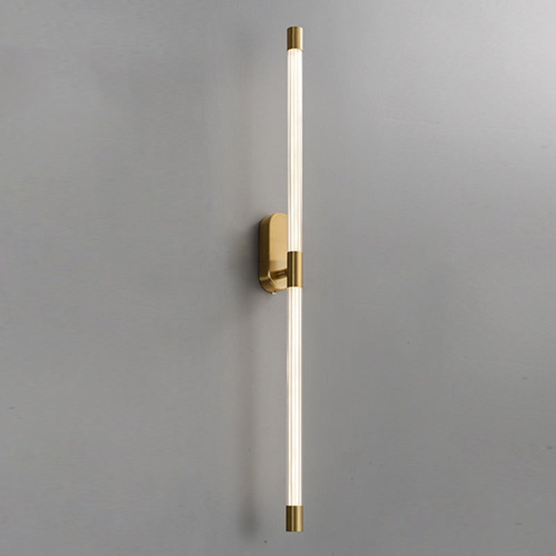 Lineaire wandkandelverlichting Moderne wandlamp metaal 1 lichte sconce verlichtingsbeveiliging