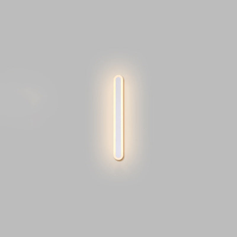 1 Light Linear Wall Mount Light Fixture Modern Wall Lamp Metal Wall Sconces
