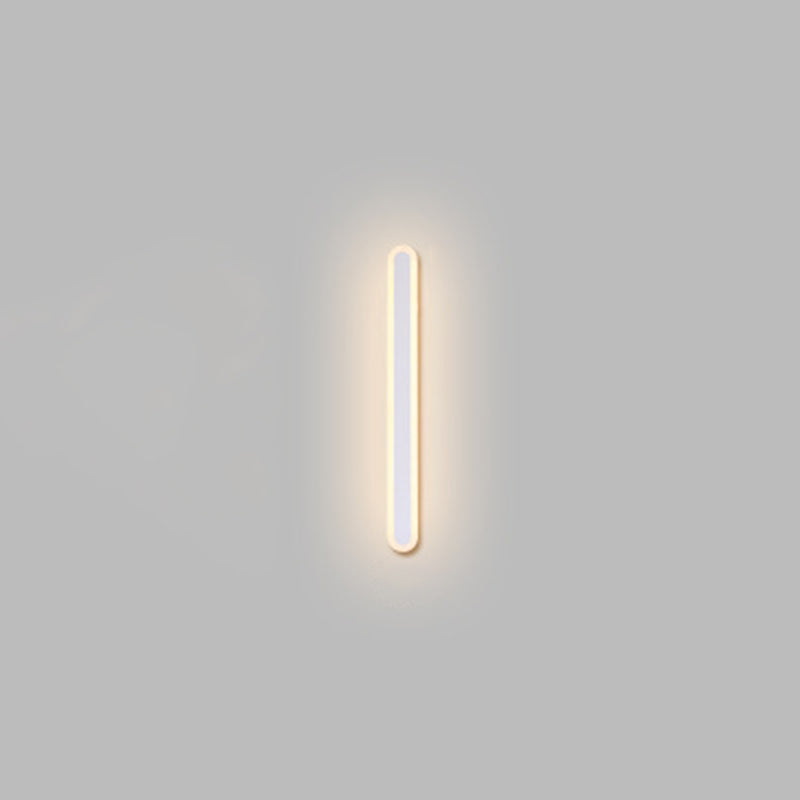 1 Light Linear Wall Mount Light Fixture Modern Wall Lamp Metal Wall Sconces