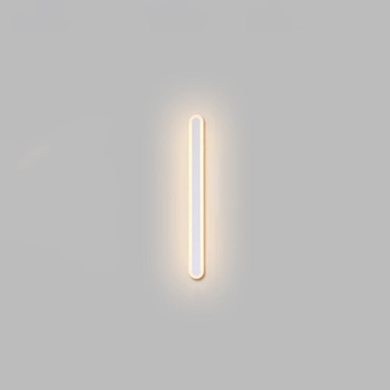 1 Light Linear Wall Mount Light Fixture Modern Wall Lamp Metal Wall Sconces