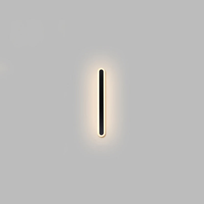 1 Light Linear Wall Mount Light Fixture Modern Wall Lamp Metal Wall Sconces