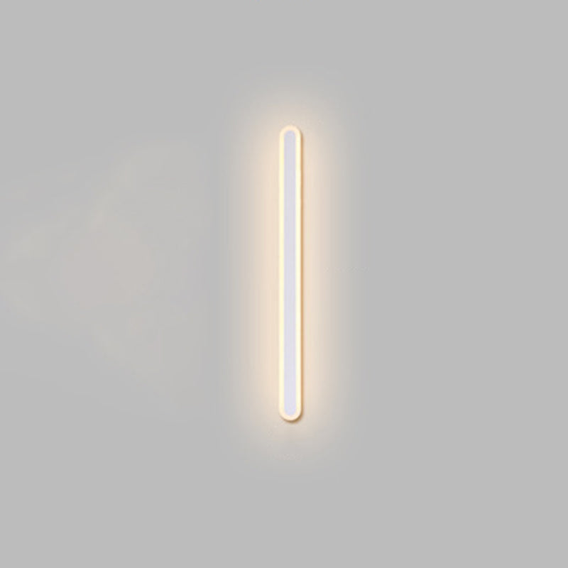 1 Light Linear Wall Mount Light Fixture Modern Wall Lamp Metal Wall Sconces