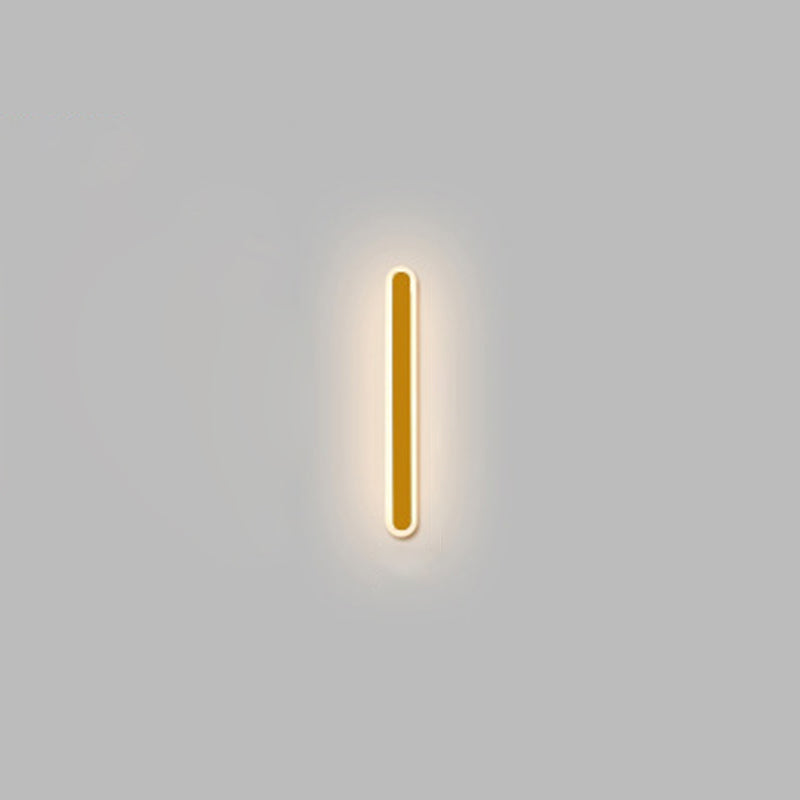 1 Light Linear Wall Mount Light Fixture Modern Wall Lamp Metal Wall Sconces