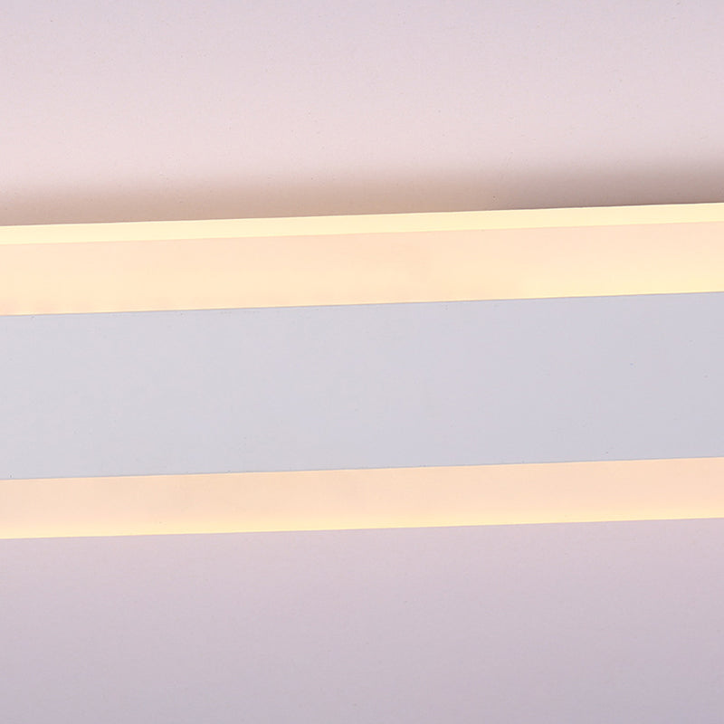 1 Light Linear Wall Mount Light Fixture Modern Wall Lamp Metal Wall Sconces