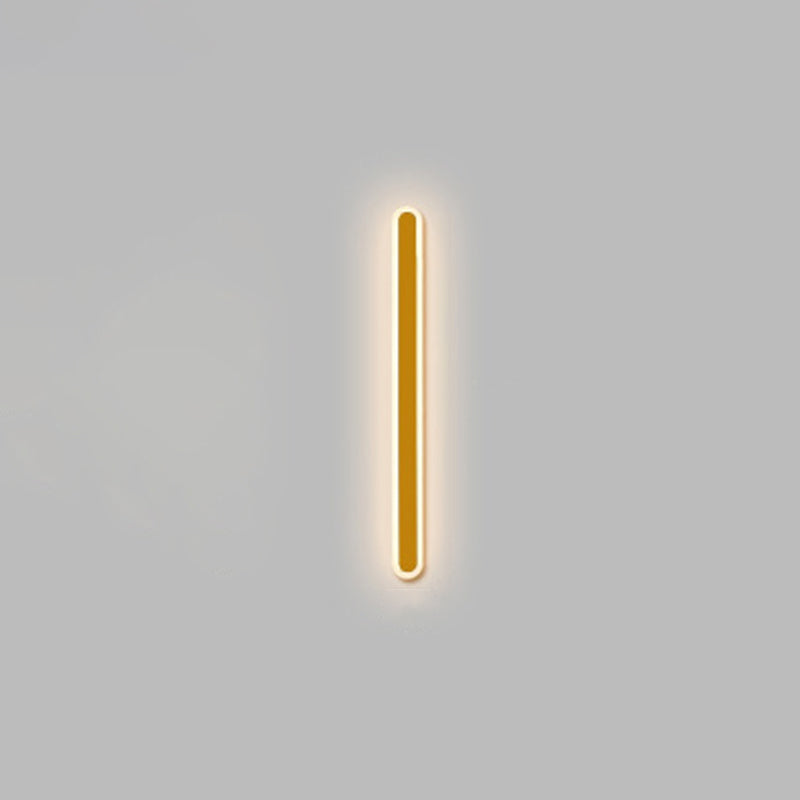 1 Light Linear Wall Mount Light Fixture Modern Wall Lamp Metal Wall Sconces