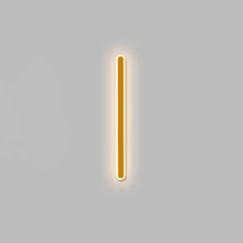 1 Light Linear Wall Mount Light Fixture Modern Wall Lamp Metal Wall Sconces