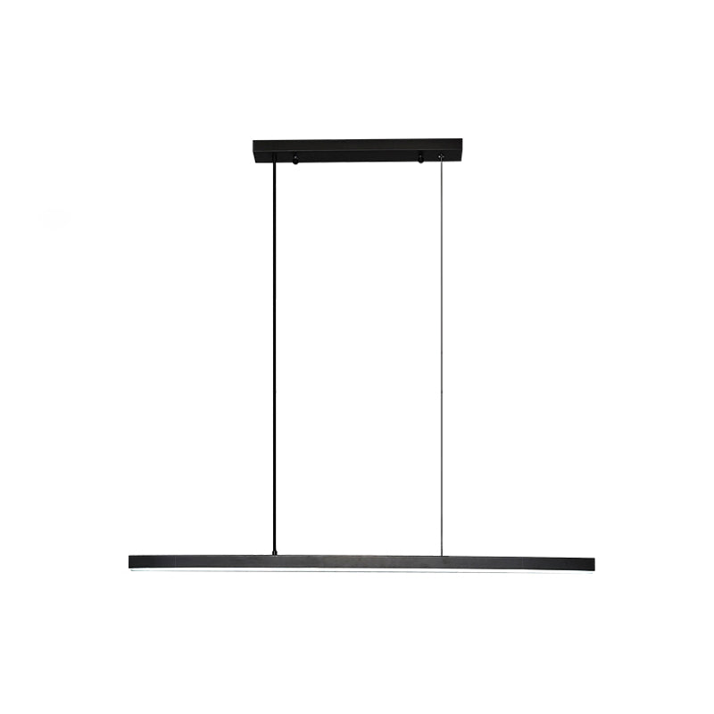 Nordic Simple Modern Style LED Hanging Island Pendant Light for Dining Room Office