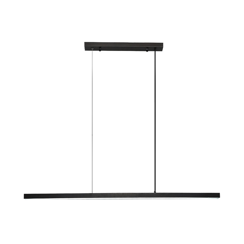 Nordic Simple Modern Style LED Hanging Island Pendant Light for Dining Room Office