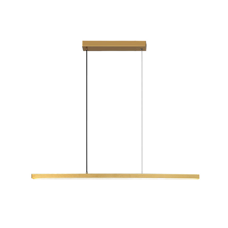 Nordic Simple Modern Style LED Hanging Island Pendant Light for Dining Room Office