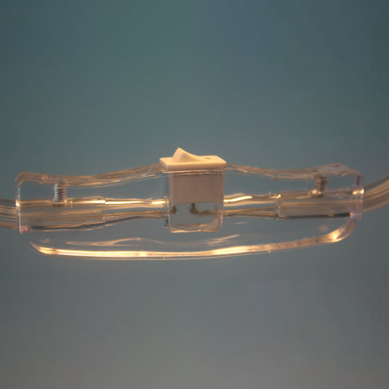 1-Light Hanging Lamp, Modern Ribbed Dome Shade Metal Pendant Light for Living Room