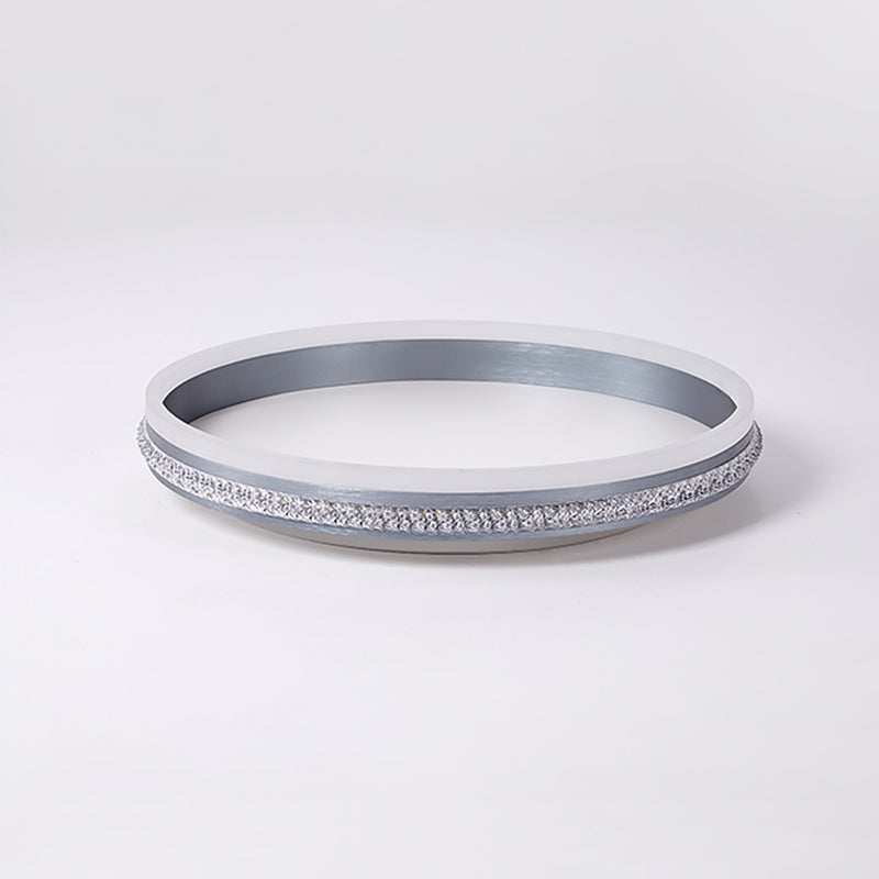 Circular Led Flush Mount Ceiling Fixture Modern Flush Mount Light Metal