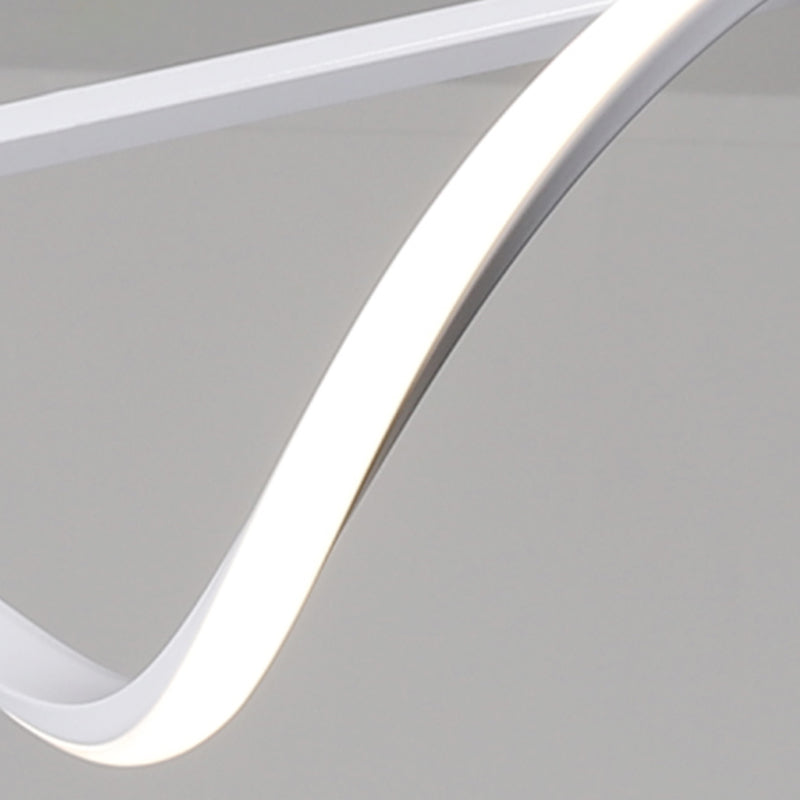 Simple Characteristic Modern Style LED Hanging Island Pendant Light for Dining Room