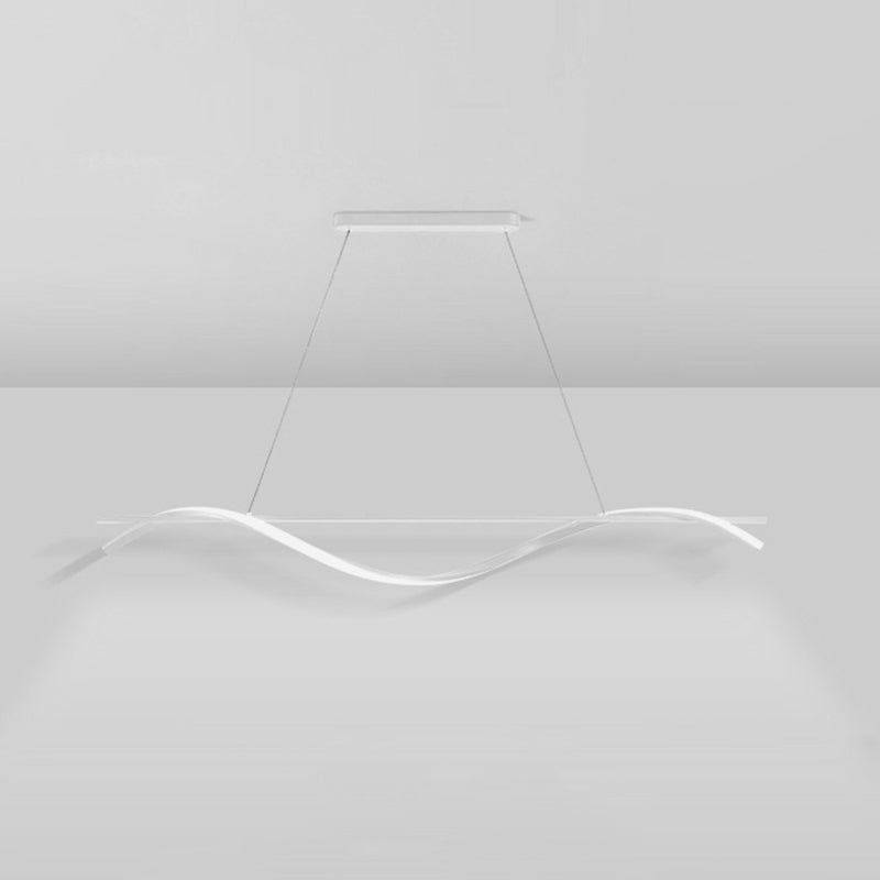 Simple Characteristic Modern Style LED Hanging Island Pendant Light for Dining Room