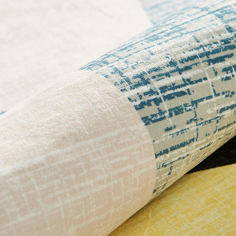 Mehrfarbiger Teppich mit Pflanzendruck, Polyester-Teppich, moderner, rutschfester Innenteppich für die Inneneinrichtung