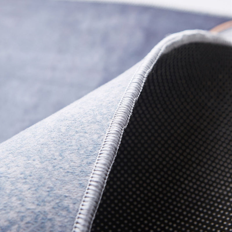 Apricot Tone Flowers Rug Polyester Carpet Simple Anti-Slip Backing Indoor Rug for Home Decoration