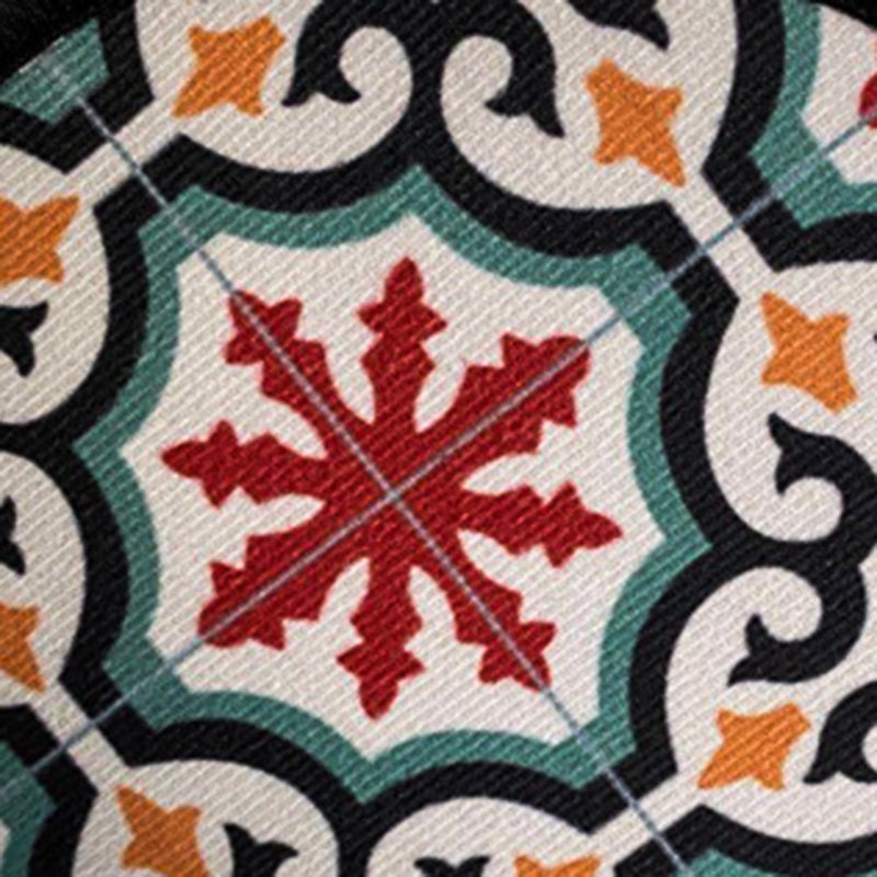 Aesthetic Flower Print Rug European Style Polyester Carpet Friendly Washable Rug for Home Decor