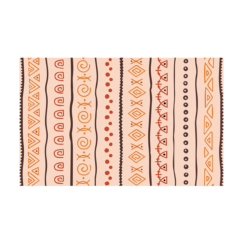 Multi-Color Americana Rug Creative Tribal Pattern Rug Friendly Washable Carpet for Living Room