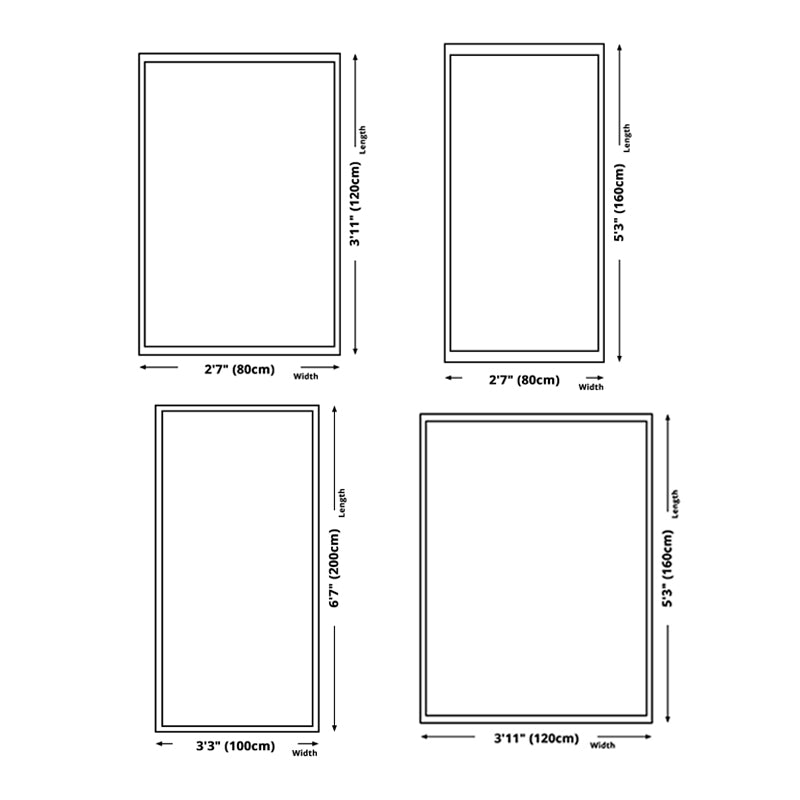 Multi-Color Americana Rug Creative Tribal Pattern Rug Friendly Washable Carpet for Living Room