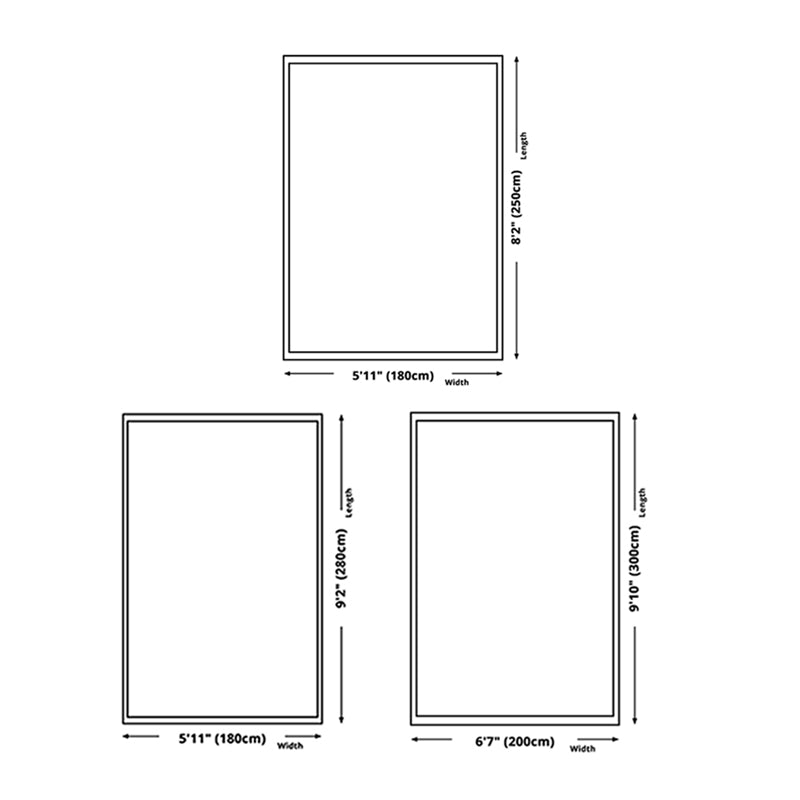 Shabby Chic Area Rug Whitewashed Medallion Pattern Rug Anti-Slip Backing Carpet for Living Room