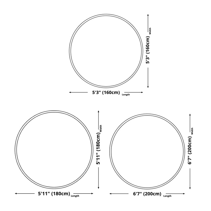 Round Color Mixed Home Decoration Carpet Modern Ink Traces Area Rug Polyester with Easy Care Rug