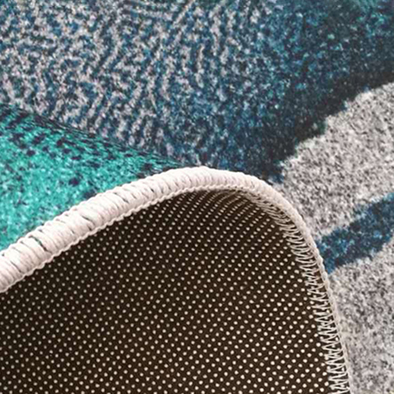 Kleur gemengd woondecoratietapijt Causale kleur bloeiend vloerkleed Polyester met vlekbestendig vloerkleed