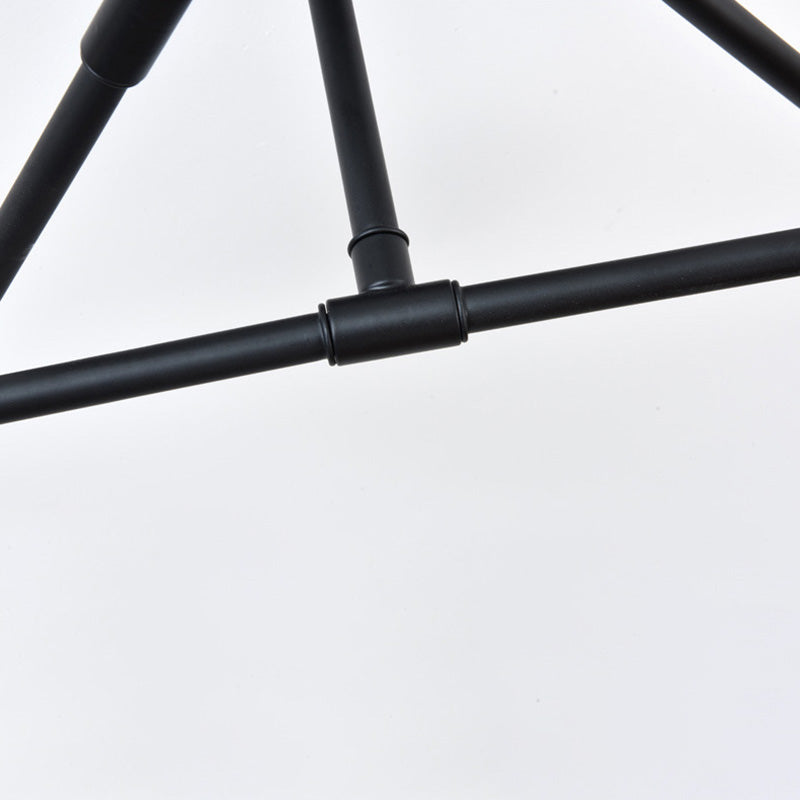 Metal Sputnik Semi Flush Mount Ceiling Light Minimalist Style Semi Flush Mount Chandelier