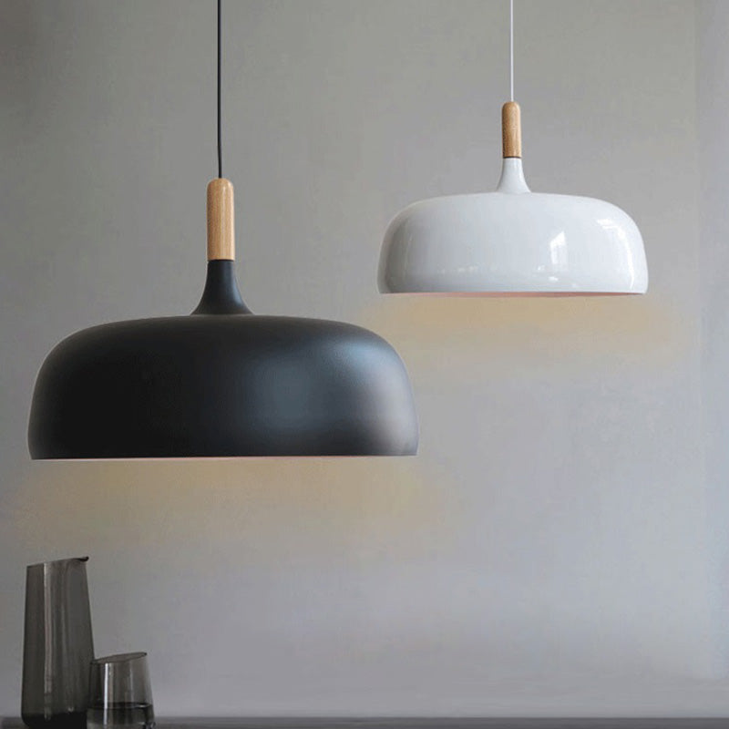 Industrial Simplicity Farmhouse Ceiling Lights with Unique Metal Shade
