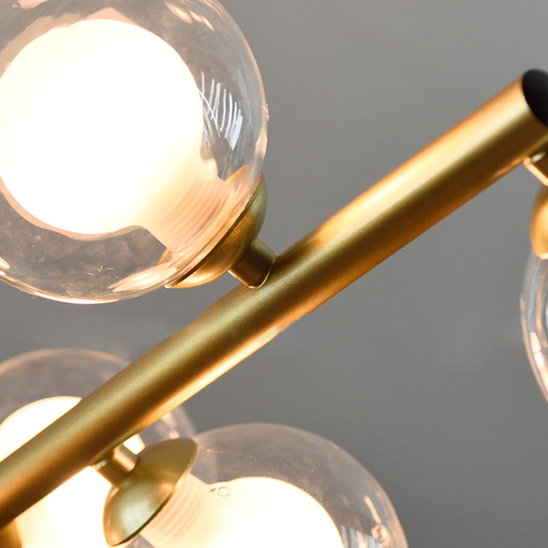 Sphere Island Chandelier Light Simplicity Style Glass Dinning Room Island Light Fixture
