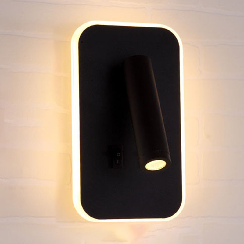 Lampe de lecture LED de lit de chevet LED LED LED-PECTORY MATIQUE contemporain pour chambre à coucher