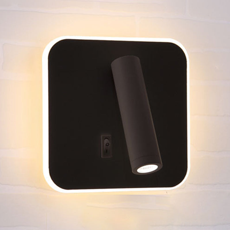 Lampe de lecture LED de lit de chevet LED LED LED-PECTORY MATIQUE contemporain pour chambre à coucher