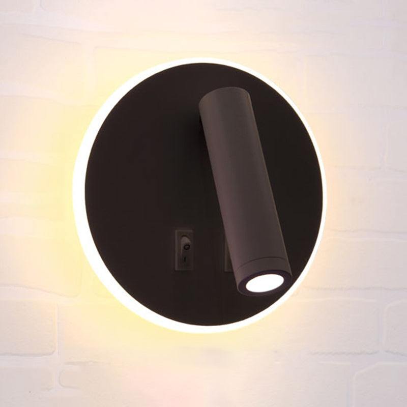 Lampe de lecture LED de lit de chevet LED LED LED-PECTORY MATIQUE contemporain pour chambre à coucher