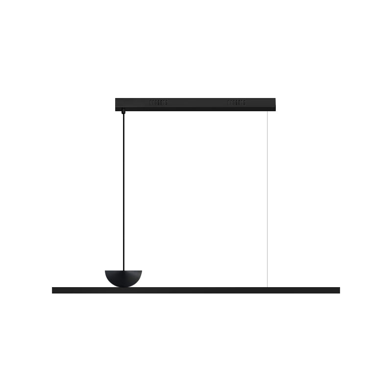 Illuminazione dell'isola contemporanea illuminazione isola lineare lampada lampadario