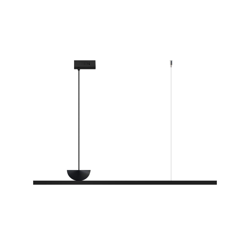 Illuminazione dell'isola contemporanea illuminazione isola lineare lampada lampadario