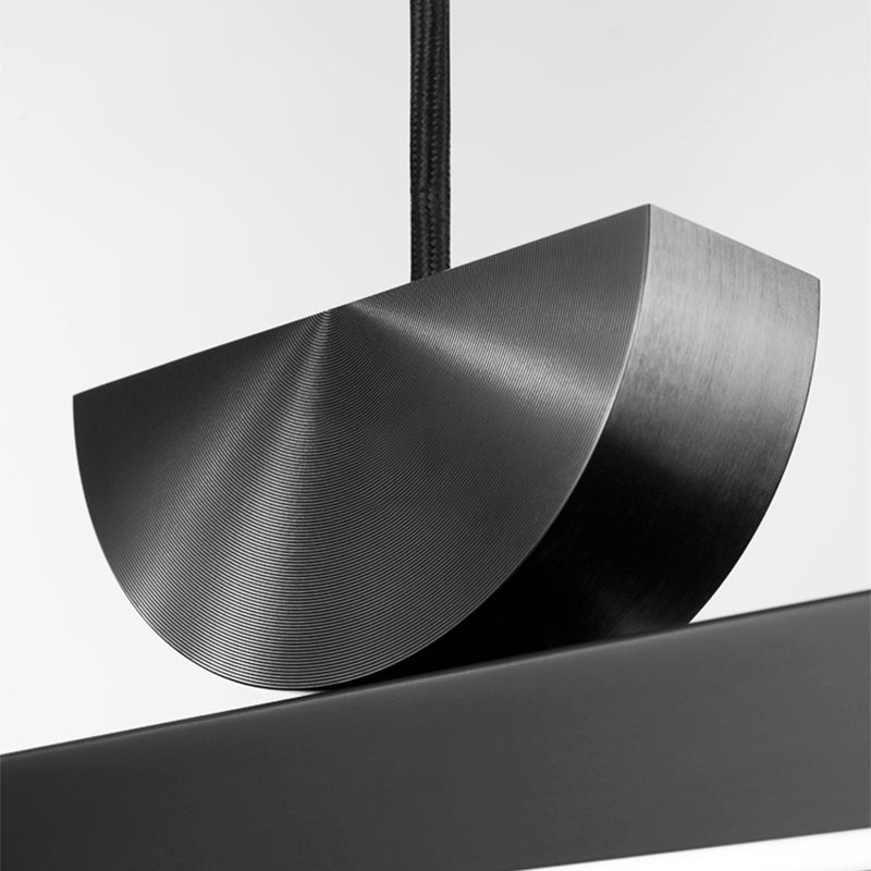 Illuminazione dell'isola contemporanea illuminazione isola lineare lampada lampadario